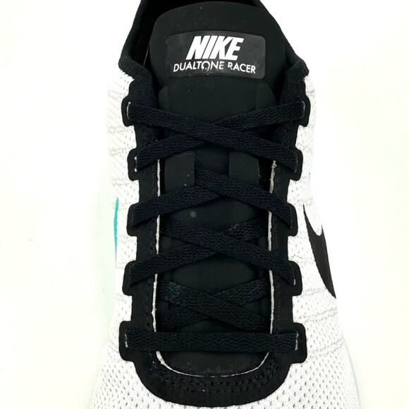 Nike Dualtone Racer Men Running Shoes Sz 11.5 White Mesh Lightweight Breathable - Picture 6 of 14